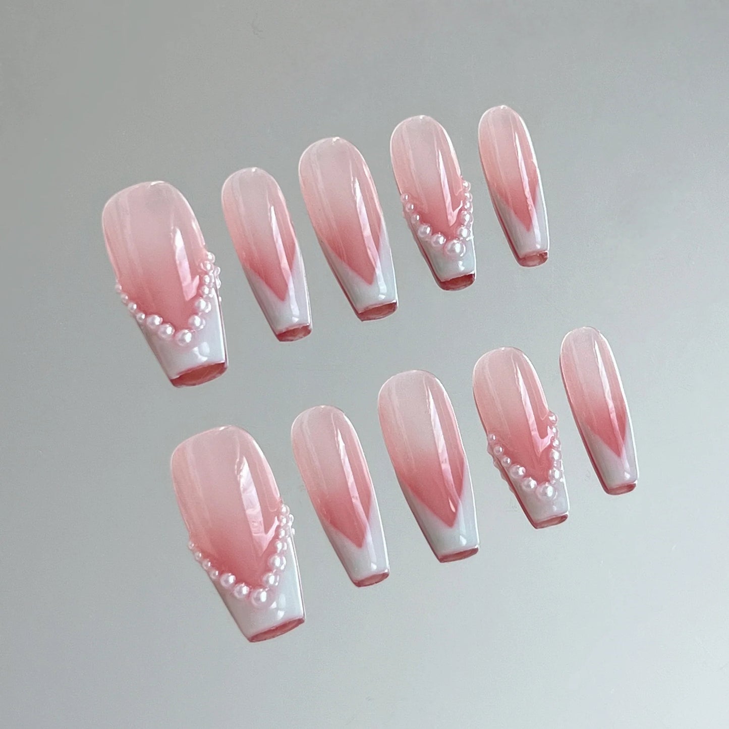 Pearlescent French Tip