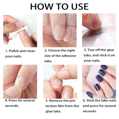 Interchangeable Length Press-on Nails | Daily & Party Versatile Style